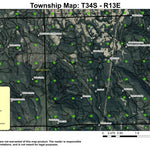 Black Hills T34S R13E Township Map Preview 1