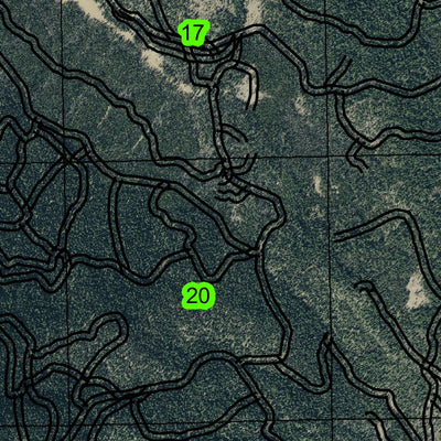 Black Hills T34S R13E Township Map Preview 2