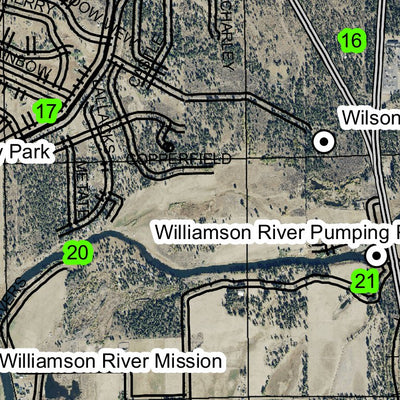 Chiloquin T35S R7E Township Map Preview 2