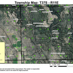 Bly Mountain Pass T37S R11E Township Map Preview 1