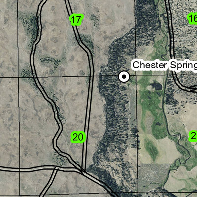 Wild Billy Lake T35S R12E Township Map Preview 2