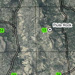 Wild Billy Lake T35S R12E Township Map Preview 3