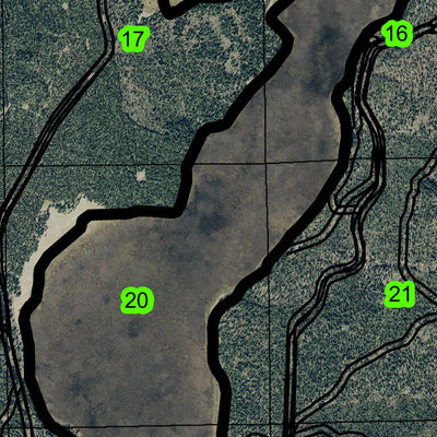 Aspen Lake T38S R7E Township Map Preview 2