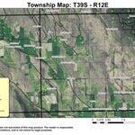 Keller Bridge T39S R12E Township Map Preview 1