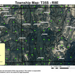 Canby Mountains T35S R8E Township Map Preview 1