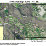 Horton Rim T39S R11.5E Township Map Preview 1