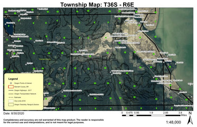Pelican Bay T36S R6E Township Map Preview 1