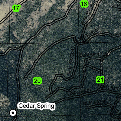 Saddle Mountain T35S R9E Township Map Preview 2