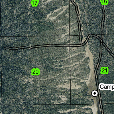 Doak Mountain T37S R7E Township Map Preview 2