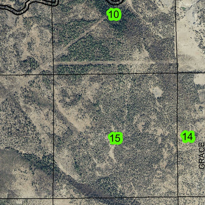 Keno T39S R8E Township Map Preview 3