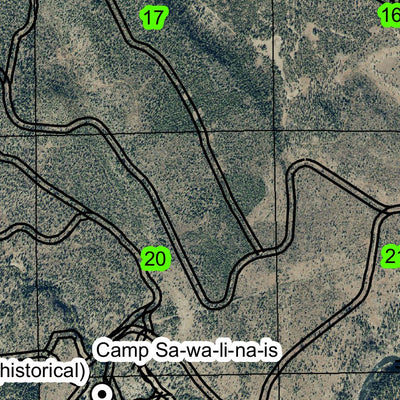 Oatman Lake T39S R7E Township Map Preview 2