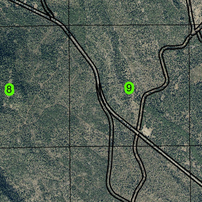 Oatman Lake T39S R7E Township Map Preview 3