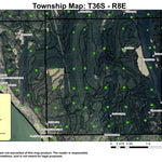 Swan Lake T36S R8E Township Map Preview 1