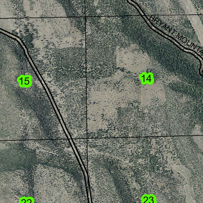 Buck Butte T40S R12E Township Map Preview 3