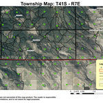 Grenada Butte T41S R7E Township Map Preview 1