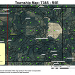 Surveyor Mountain T38S R5E Township Map Preview 1