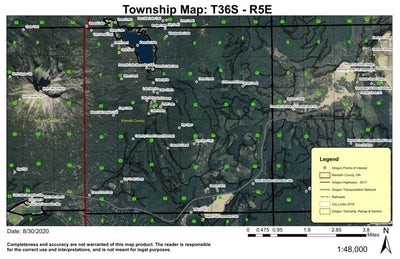 Summit Snow-Park T36S R5E Township Map Preview 1