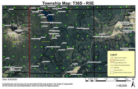 Summit Snow-Park T36S R5E Township Map Preview 1