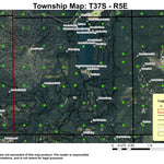 Brown Mountain T37S R5E Township Map Preview 1