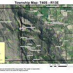 Tule Lake T40S R13E Township Map Preview 1