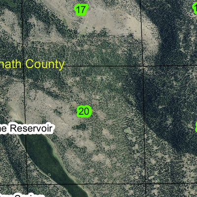Tule Lake T40S R13E Township Map Preview 2