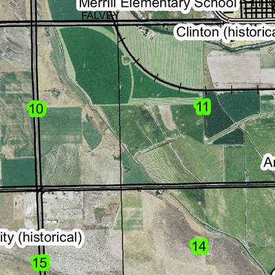 Klamath Hills T40S R9E Township Map Preview 2
