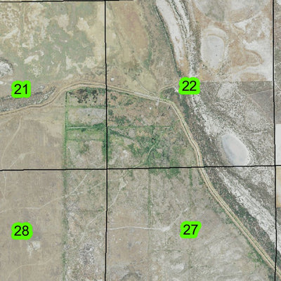 Klamath Hills T40S R9E Township Map Preview 3