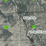 Bryant Mountain T41S R13E Township Map Preview 2