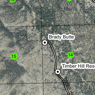 Bryant Mountain T41S R13E Township Map Preview 2