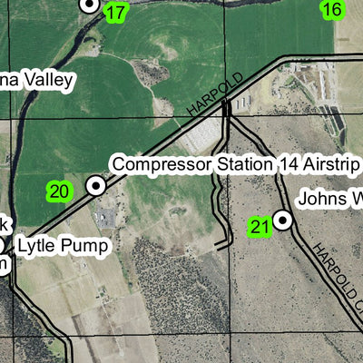 Bonanza T39S R11E Township Map Preview 2