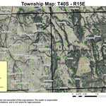 Bear Valley T40S R15E Township Map Preview 1