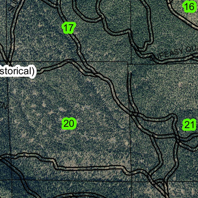 Hayden Mountain T40S R6E Township Map Preview 2