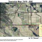 Miller Lake T41S R8E Township Map Preview 1