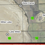 Miller Lake T41S R8E Township Map Preview 2