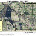 Warden T40S R8E Township Map Preview 1