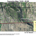 Malin T41S R12E Township Map Preview 1