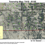 Threemile Reservoir T41S R14E Township Map Preview 1