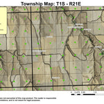 Olex T1S R21E Township Map Preview 1