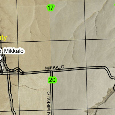 Olex T1S R21E Township Map Preview 2