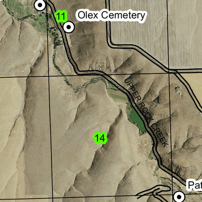 Olex T1S R21E Township Map Preview 3