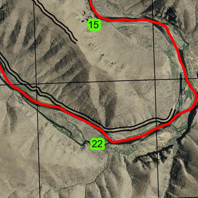 Hay Creek T1S R20E Township Map Preview 3