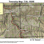 Diamond Butte T1N R20E Township Map Preview 1