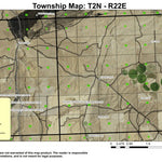 Horn Butte T2N R22E Township Map Preview 1