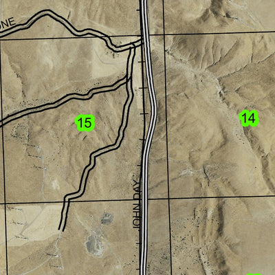Horn Butte T2N R22E Township Map Preview 3