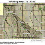 Historical Monument T1S R22E Township Map Preview 1
