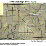 Matney Flat T4S R22E Township Map Preview 1