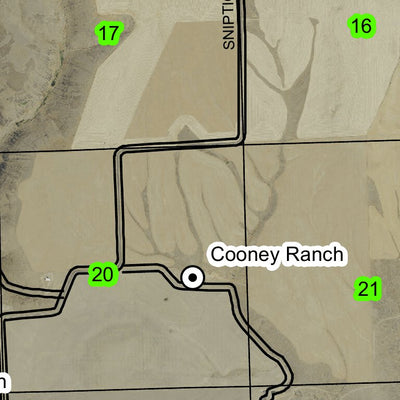 Condon T4S R21E Township Map Preview 2