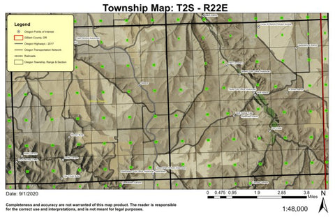Wolf Hollow T2S R22E Township Map Preview 1