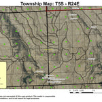 Lone Rock T5S R24E Township Map Preview 1