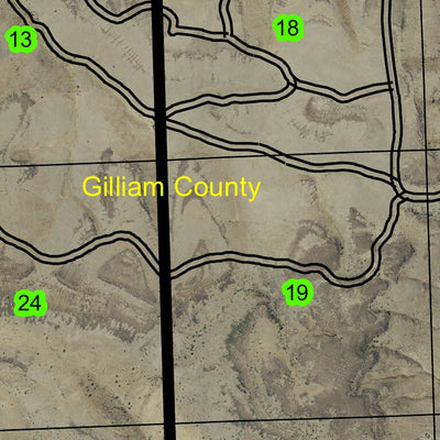 Lone Rock T5S R24E Township Map Preview 2